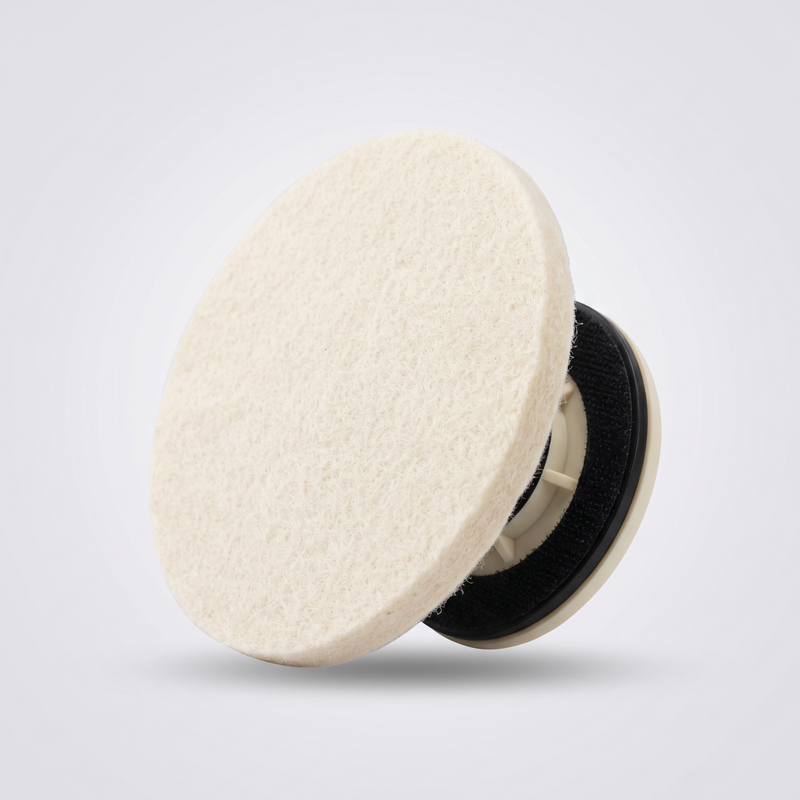 Felt finishing pad head