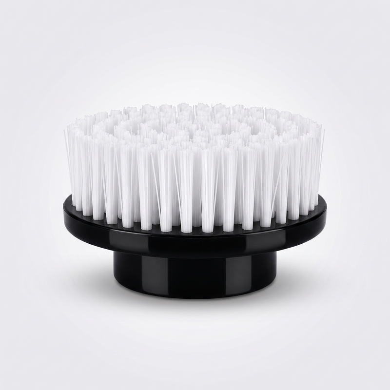 Flat bristle brush head