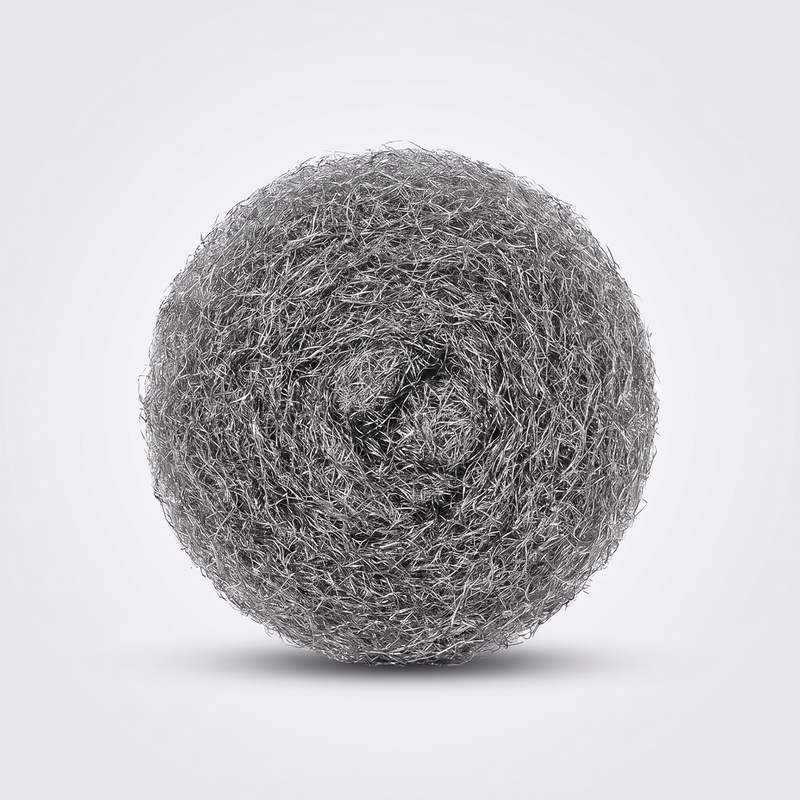 Steel wool pad head